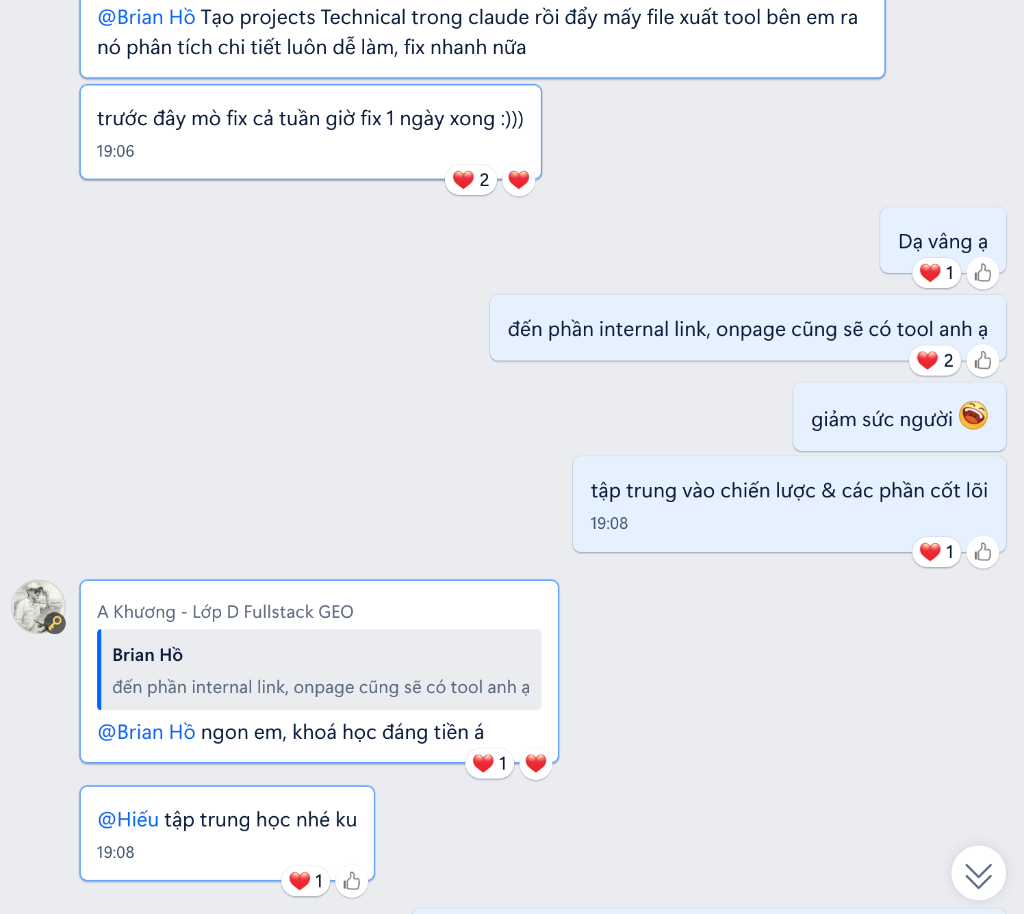 Screenshot Zalo · A Khương