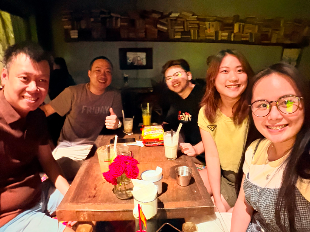 Cafe Đà Nẵng với học viên