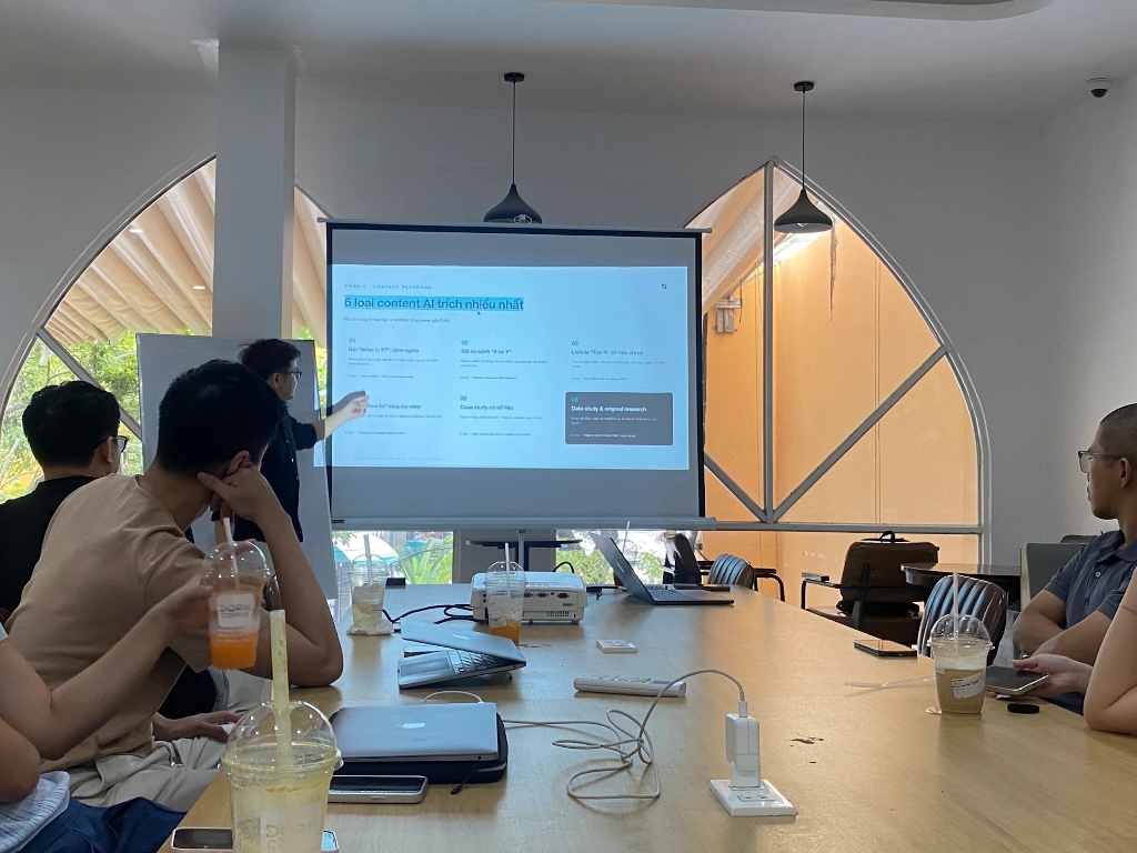 Workshop GEO/AEO · Content Playbook · 6 loại content AI trích nhiều nhất